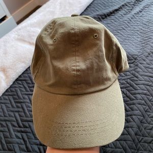Green ball cap